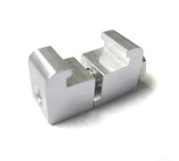 ISO Vacuum C-Type Caliper Bolt with Double Hook Clamp, M8 Aluminum Alloy & Stainless Steel Flange Bolt for Industrial Pneumatic and Hydraulic Syst(Double)