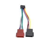 ISO Wiring Harness Adaptor, Vehicle Radio Wire ISO Car Stereo Radio Retention Harness Interface Kit Wire Connector 16 Pin ISO Bus Female Harness Connector Adaptor Fits for Kenwood NC
