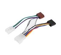 ISO Wiring Harness Connector Premium Quality Car Audio Interior Connection Line Plug and Play Direct Installation for Avalon Aurion ABS Material 15cm Length