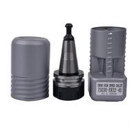 ISO30 ER32 45L Balanced Collet Lathe Chuck for CNC Tool Holder with Pull Stud for Milling Machine