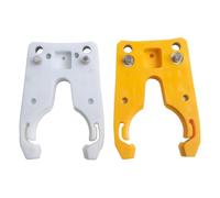 ISO30 Tool Holder Clamp, ATC CNC Spindle Claw for Automatic Tool Changer, CNC Engraving Machine Fixture, 2PCS, White, Yellow, 10cm
