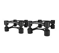 IsoAcoustics Aperta Series Isolation Speaker Stands with Tilt Adjustment: Aperta200 (20 x 25.4 cm) Black Pair