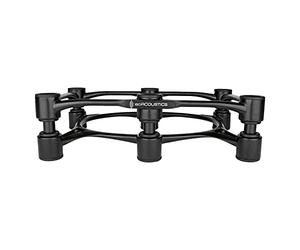IsoAcoustics Aperta Series Isolation Speaker Stands with Tilt Adjustment: Aperta300 (30 x 20 cm) Black - Single