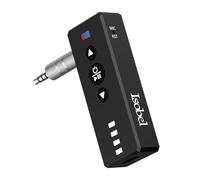 Isobel Bluetooth 5.4 Transmitter Receiver, 3 in 1 Portable Wireless Bluetooth Audio Adapter to Any 3.5mm AUX Jack for TV PC Car Airplanes Boats Home Stereo Gym with Micphone, TF Card Fast Playback MP3