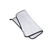 Isoclean Microfibre Towel, Absorbant Soft Fabric Towel for Makeup Brush Cleaning with Reinforced Edges, Machine Washable and Reusable for Delicate Makeup Brushes, 40cmx40cm, Large