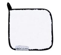ISOCLEAN Microfibre Towel, Absorbant Soft Fabric Towel for Makeup Brush Cleaning with Reinforced Edges, Machine Washable and Reusable for Delicate Makeup Brushes, 20cmx20cm, Small