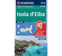 Isola d'Elba 25T WK 2468: Hiking and cycling map in one - including offline use in the KOMPASS app