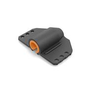 Isolate IT Lavalier Microphone Isolation Shield System with Sorbothane (Compatible With Sennheiser ME2, Black/Orange)