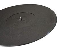 Isolate IT Sorbothane Hi-Fi Audiophile Grade Turntable Mat - 11.25" (3mm, Black)