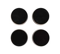 Isolate It: Sorbothane Vibration Isolation Circular Disc Pad 0.5 Thick 1.5 Dia. 30 Duro with 3M PSA - 4 Pack by Isolate It!