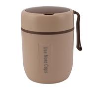 Isolated Food Container, Multifunctional Lunch Jug 304 500 Ml Stainless Steel for Office to Travel (Khaki)