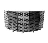 Isolation Can Fixed on a Desk or Tabletop Microphone Stand Sturdiness 10.12in Panel Heights Long Lasting Perform Microphone Isolation