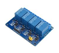 Isolation for Relay Module with Optocoupler Dc30v - 5v/12v/24v for Input Ac250v for Arduino / 4-Channel 10a Output Dc PLC 10a for Raspberry Pi Industrial Control(24V)