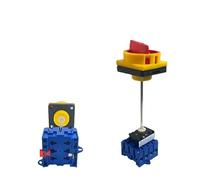 Isolator Disconnect Switch with Padlock 40A 3P/4P 2 Position On-Off Rotary Cam Switches Cabinet Control YMD11-40B/4P(4P) Controls Switches