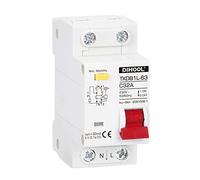 Isolator MCB RCBO RCCB Miniature Circuit Breaker 1P N Residual Current Circuit Breaker Short Current Leakage Protection Mini Isolating Switch (AC Type 220V,32 Amp)