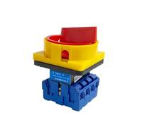 Isolator Switch On-off 2 Position 4P 25A Manual Transfer Rotary Padlock Red/yellow Cam Changeover Selector YMD11-25 IDGTTLDF