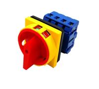 Isolator Switch ON-OFF 690V 25A/63A-80A100A Padlock 2 position 4 Poles Main Rotary Cam Switch Emergency stop(40A)