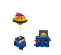 Isolator Switch With Padlock 63A 3 Phases 2 Position On-off With Aluminium Bar Rotary Cam Selector Cabinet YMD11-63B IDGTTLDF(3P)