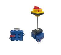 Isolator Switch with Padlock Panel 100A 3 Phases 2 Position On-Off with Aluminium Bar Rotary Switch Cabinet YMD11-100B(100A 3P)