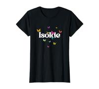 Isolde - Adorable Girl Name with Colorful Butterlies T-Shirt