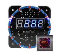 ISolderStore Electronic DIY Kits 60s Clock Kit Soldering Practice Kit DIY Soldering Project for Teens Kids Adults Thanksgiving Xmas Gift