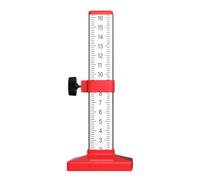 Isometric Ruler - Double-Sided Clear Scale Measuring Tool, Bricklayer Alignment Guide | 16x6.5x6.5cm Graduated Height Indicator For Precise Tile Placement, Construction Accuracy Aid, Flooring Assistan
