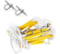 ISOP Compact Portable Emergency Down Rope Ladder - 8m, Fire Evacuation & Tree House Ladder for Kids & Adults