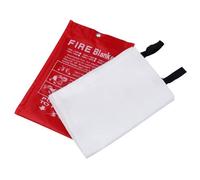 ISOP Fire Blanket Large 180 * 200 cm - Fibreglass Fire Retardant Blanket - Heavy Duty Emergency Blanket - A-Grade Survival Blanket - Fire Suppressant Blanket - First Aid - Rescue Blanket for Home