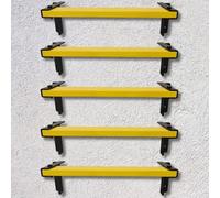 ISOP Wall-Mounted Climbing Rungs 5 | Non-Slip Rungs for Concrete Wall | Window Well Ladder for House, Tank or Well | Stainless Steel Rustproof, Fireproof Sturdy Step Ladder | Bearing Weight 300 KG