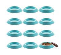 Isopod Feeder - 12 Pieces Clear Enclosures Feeding, Tray Terrariums Dish, Roaches, Bowl | for Springtails Millipedes Tiny Animals Reptile Amphibian Habitat Housing Container Dish Roach