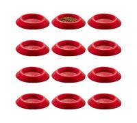 Isopod Feeder 12 Pieces Non-Slip Enclosures Feeding Tray
