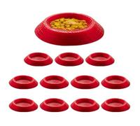 Isopod Feeder - 12 Units Feeding Tray for Terrariums and Enclosures | Feeding Bowl for Cockroaches | for Colembolos, Dwarf Invertebrates and Pets