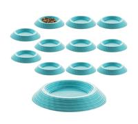 Isopod Feeding Bowls - 12Pcs Non-Slip Tiny Pet Feeding Trays - Isopod Feeder | Reptile Feeder Dishes For Isopods, Springtails, Millipedes & Dubia Roaches - Mini Bowls For Terrariums & Enclosures