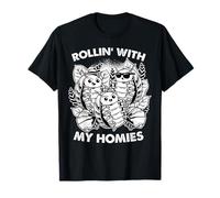 Isopod Pill Bug Rollie Pollie Rollin' With The Homies T-Shirt
