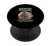 Isopod Wizardry Crustacean Conjurer Funny Magic Bug PopSockets Adhesive PopGrip