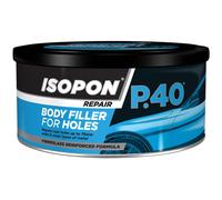 Isopon P40 Body Filler Metal Fibreglass Compound Bridging Holes Rust 600ml