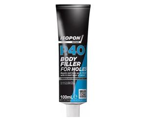 Isopon P40/PBX P.40 Body Filler For Holes 100ml Portion Box