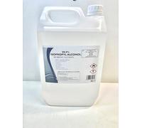 Isopropanol Alcohol IPA 99.9% - 5 L - Fast evaporation, Multi Surface Cleaner Sanitiser and Disinfectant - Additive free Premium Isopropyl Rubbing Alcohol Solvent for Home and Business Use