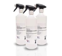 Isopropanol Alcohol IPA 99.99% - Pure Chem (White) (3 x 1L Spray)