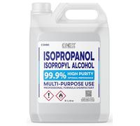 Isopropyl Alcohol 99.9% IPA Isopropanol 5L - Pure Grade - Rubbing Alcohol for Cleaning and Disinfecting Solvent for Electronics, Glass, Appliances (5 Litre)