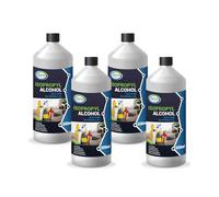 Isopropyl Alcohol 99.9% Pure | Lab Grade IPA | Isopropanol 4x 500 ml | Rubbing Alcohol for Cleaning and Disinfecting | Solvent for Electronics, Windows, Glass, Appliances. (2 Litre)