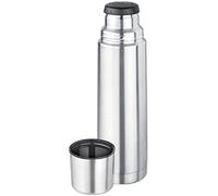 Isosteel VA-9556 0.75 L Vacuum Flask with Screw Cap and Drinking Cup, 18/8 Stainless Steel