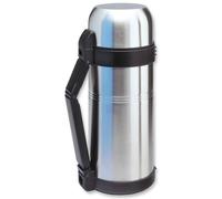 Isosteel VA-9560WQ Vacuum Insulated Flask 1.5 L with Large Filling Opening Double-Walled 18/8 Stainless Steel with Quickstop Pouring System and Folding Handle