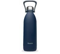 QWETCH - Isothermal Bottle - Titan Granite Blue 1,5L - 48h Cold & 16h Hot - BPA Free, Waterproof - Stainless Steel Bottle with Carrying Handle