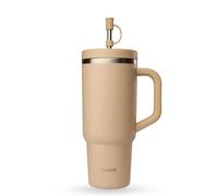 Isothermal cup Qwetch Beige 900 ml