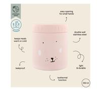 Trixie Insulated Food Jar - Mrs. Rabbit | 350ml | Leak-Proof & Portable | Keeps Food Hot or Cold | Stainless Steel | Kids' Lunch Container