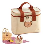 Isothermia Lunch Bag Printed with Colourful Characters Waterproof and Resistant Material | Compact and Lightweight Design Comfortable Handle Ideal for School Lunch and Canopy for School