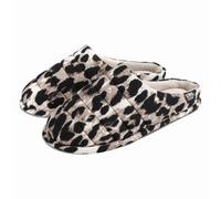 Isotoner Ladies Animal Swept Back Mule Slipper (UK Size 6)