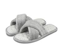 Isotoner® Ladies Marl Cross Strap Slipper (UK Size 7)