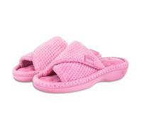 Isotoner® Ladies Popcorn Turnover Open Toe Slipper (UK Size 5)